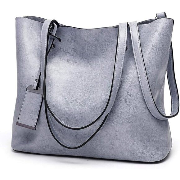Women Top Handle Satchel Handbags Shoulder Bag , 1-blue